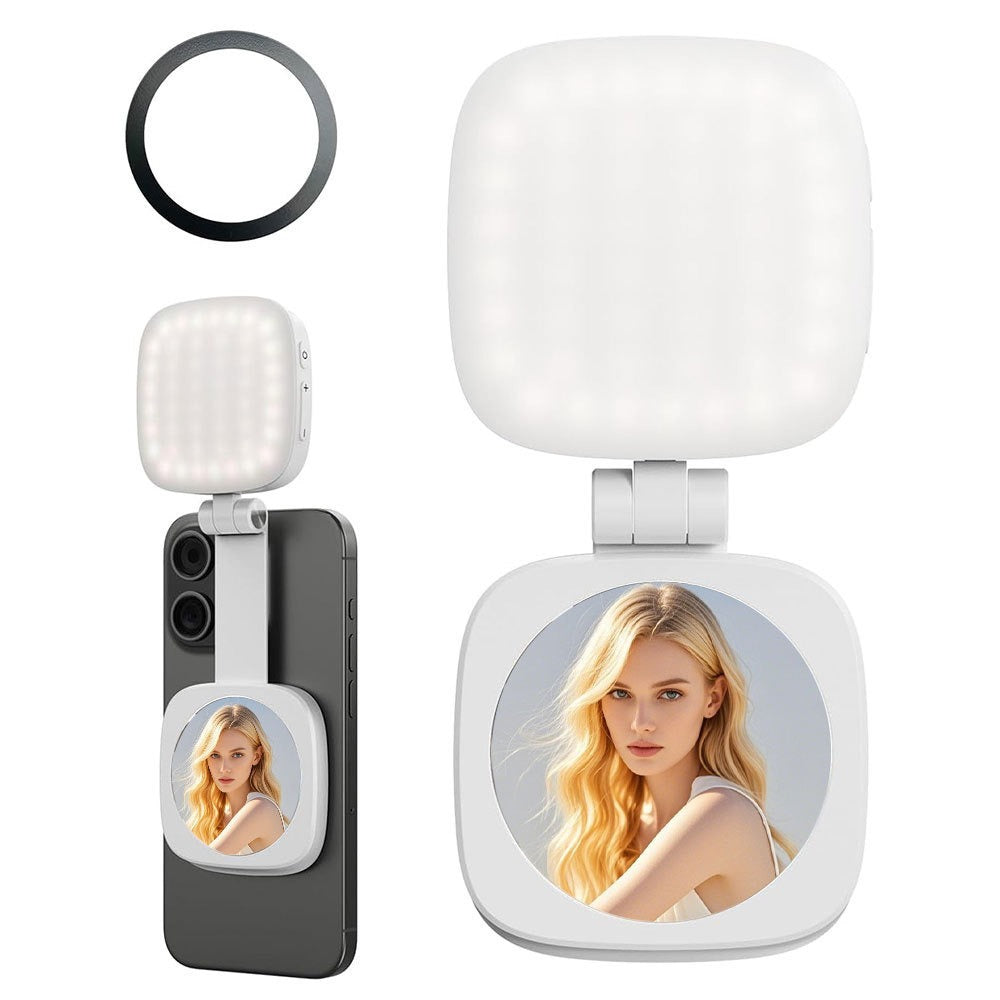 Luz LED Magnética para Selfies y Fotos con Espejo